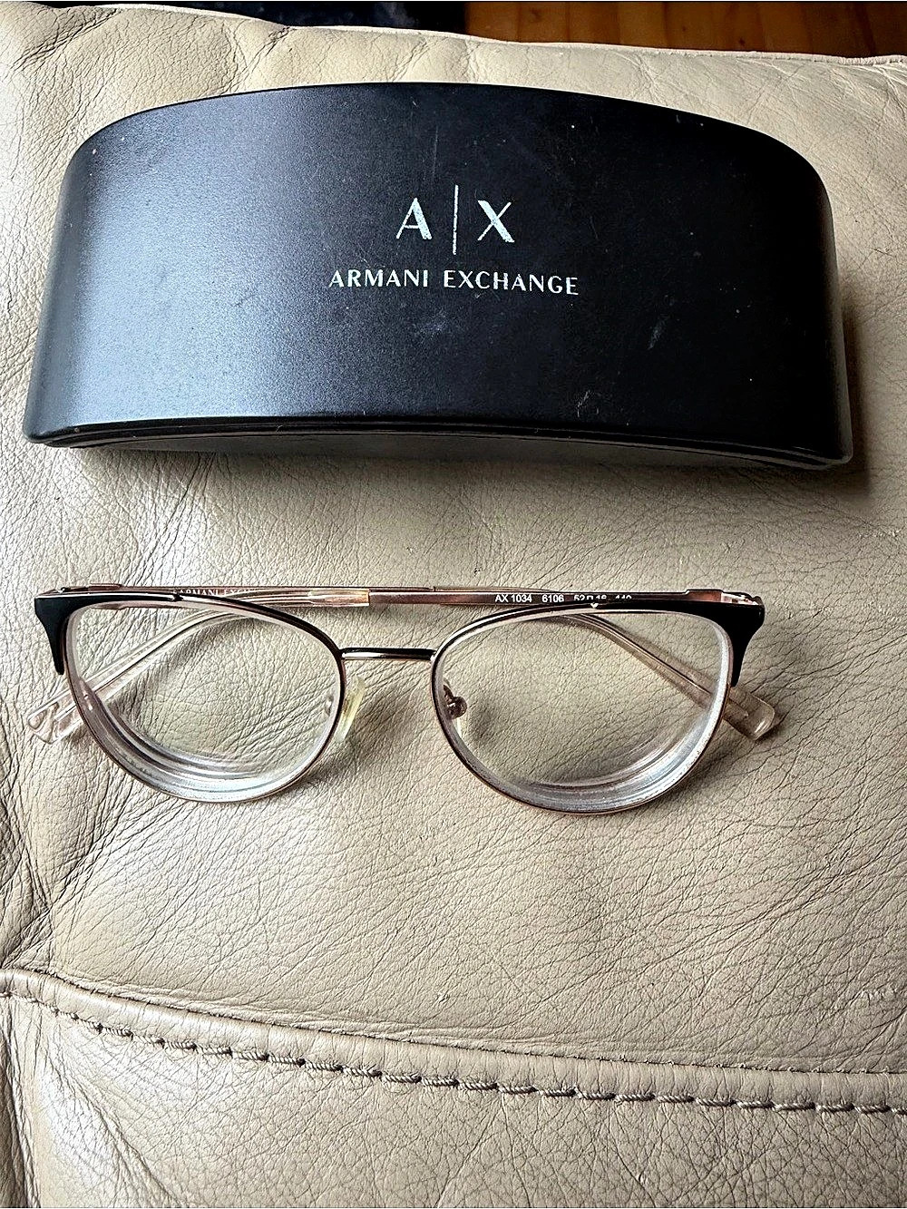 Armani Exchange AX1034 Brown Eyeglasses